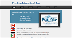 Desktop Screenshot of postedgeintl.com